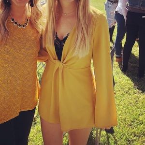 Gold/Yellow Romper